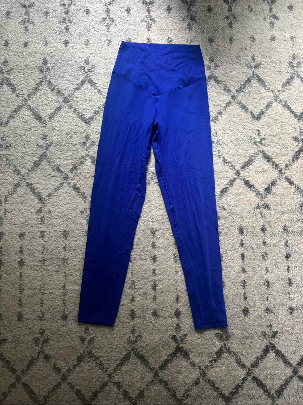 High-Waist Active Leggings - Royal Blue